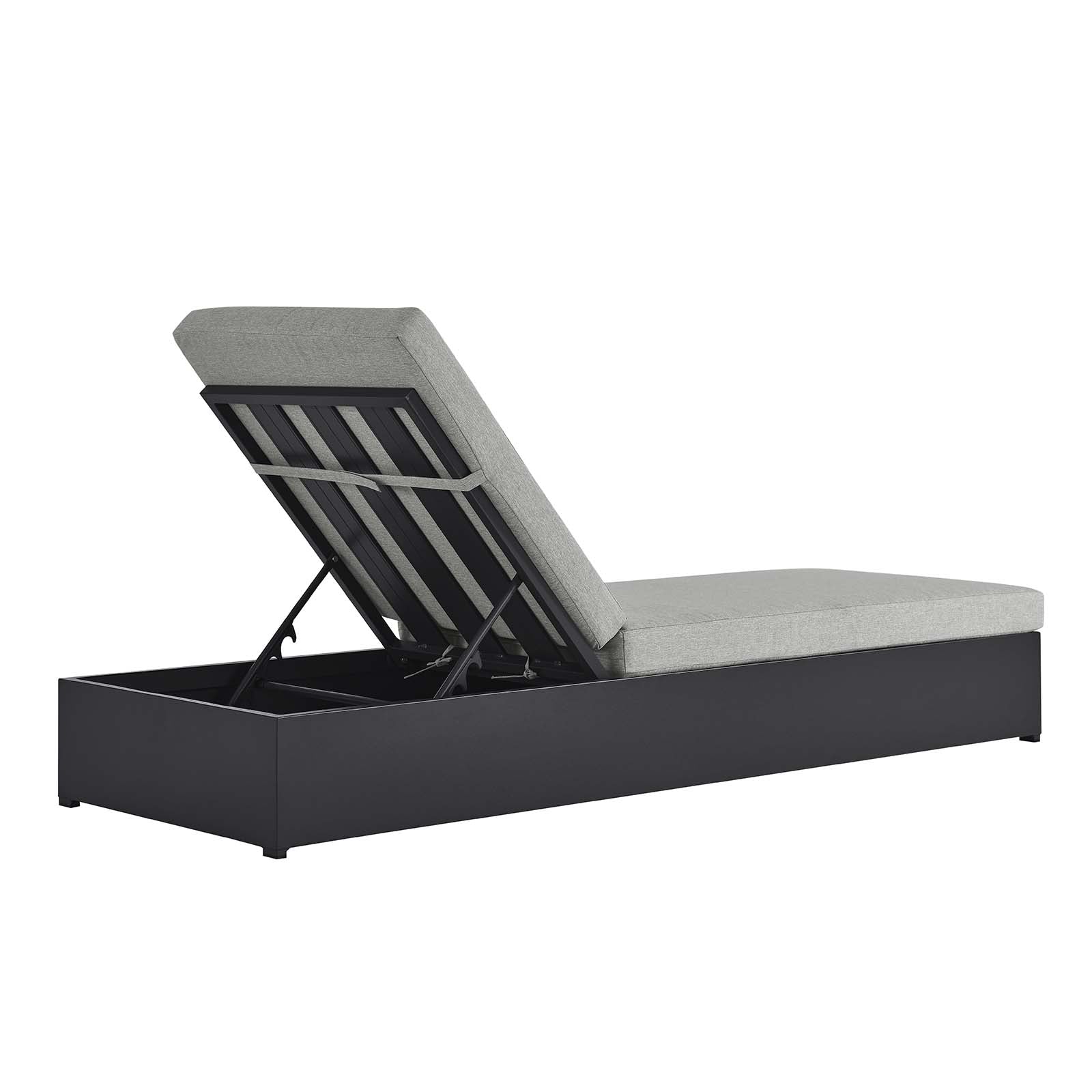 Tahoe Outdoor Patio Powder-Coated Aluminum Chaise Lounge Chair - East Shore Modern Home Furnishings