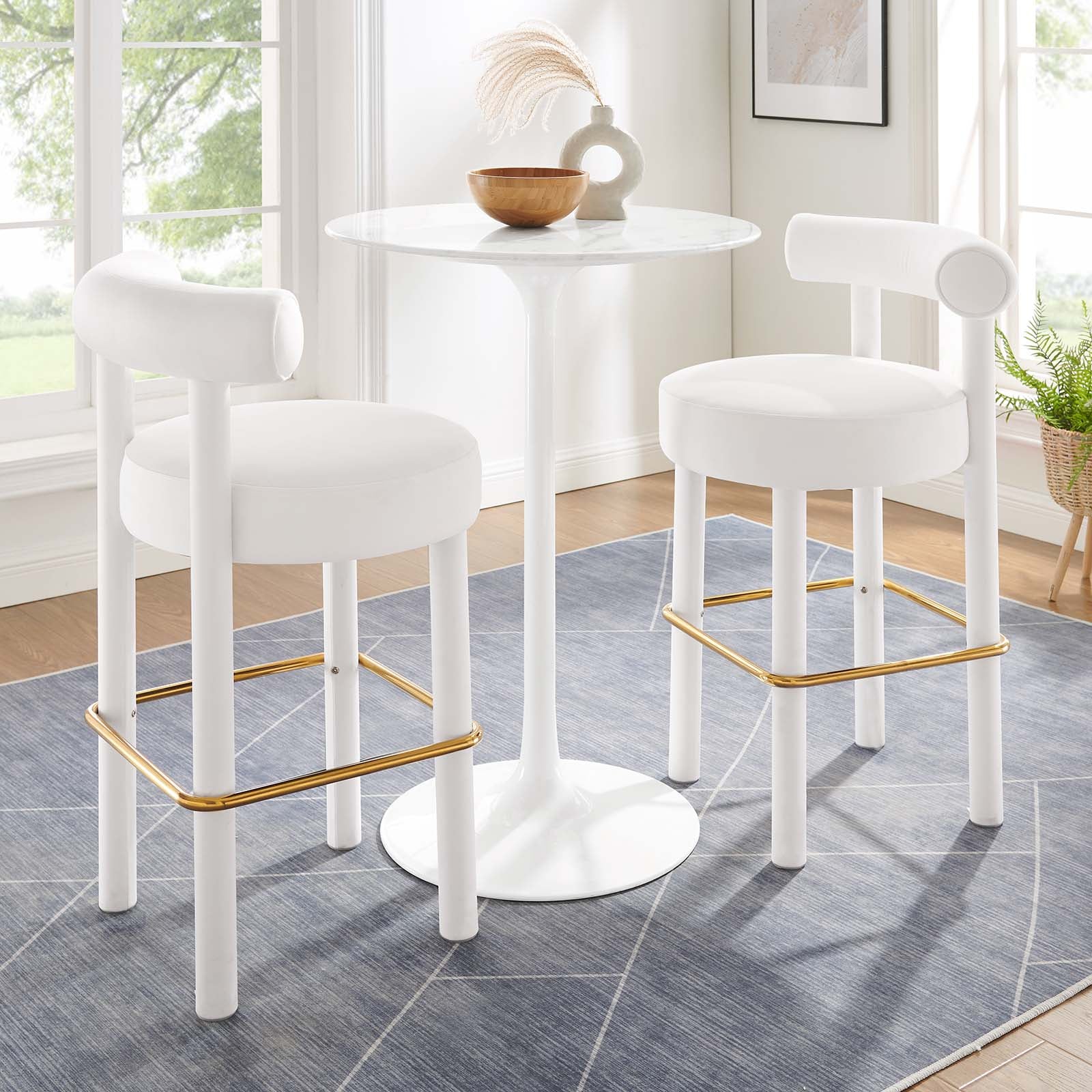 Acrylic bar stools set of online 2