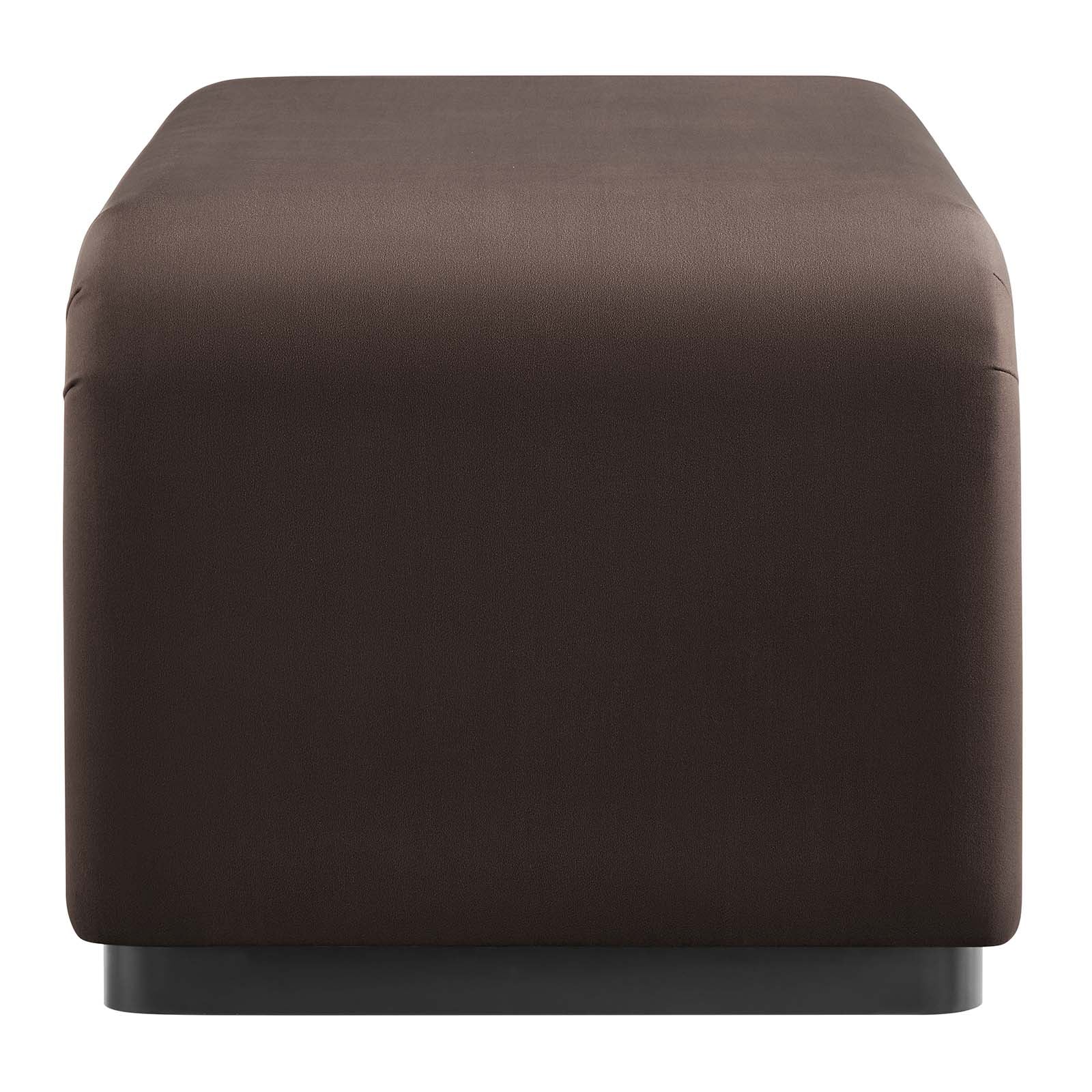 Koda Performance Velvet Waterfall Ottoman - East Shore Modern Home Furnishings