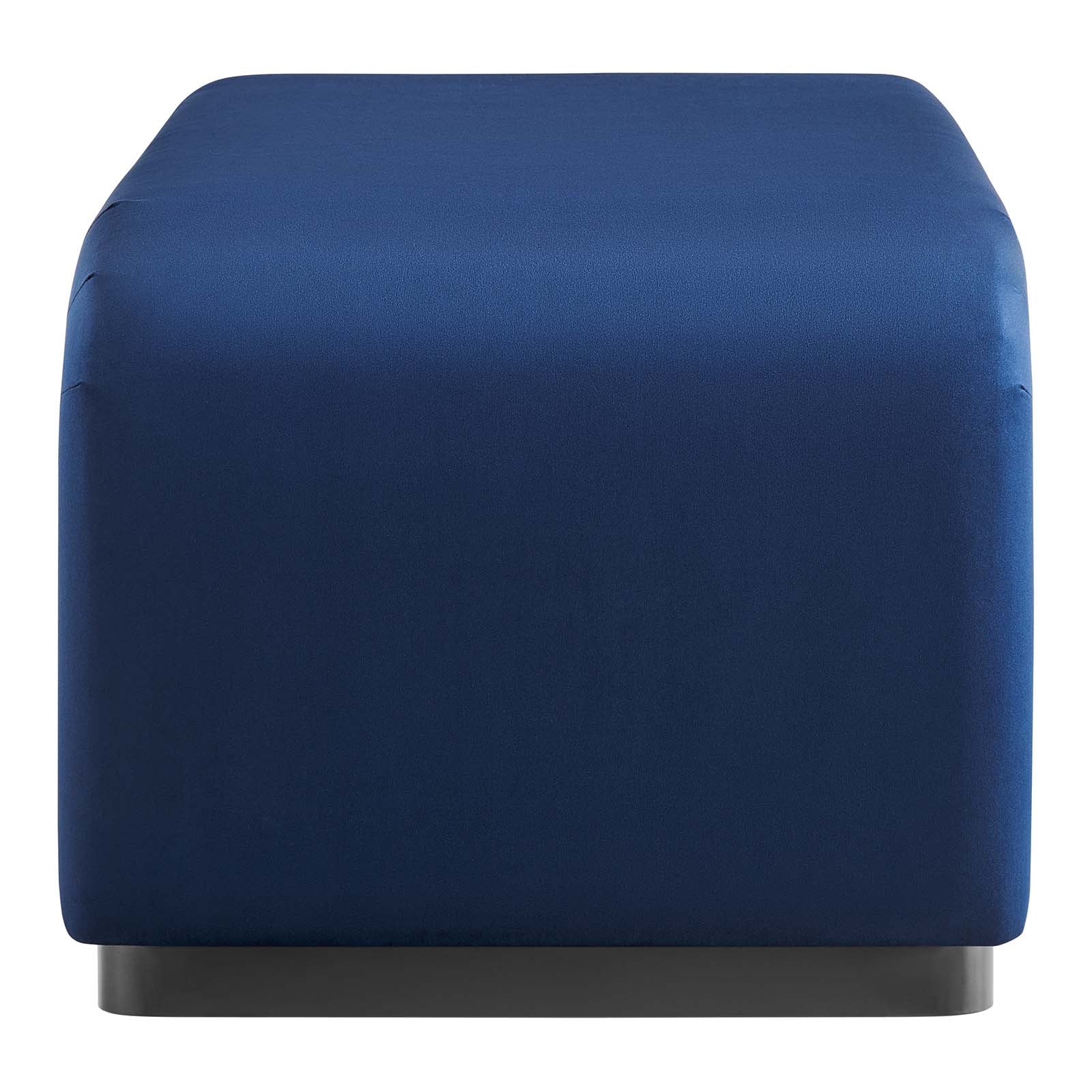 Koda Performance Velvet Waterfall Ottoman - East Shore Modern Home Furnishings