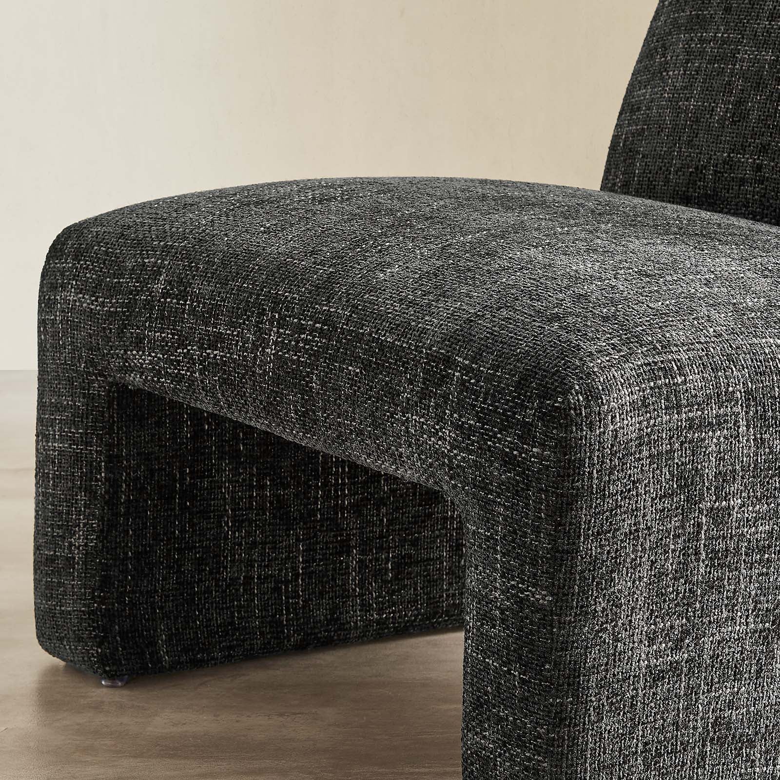 Amita Chenille Upholstered Accent Chair - East Shore Modern Home Furnishings