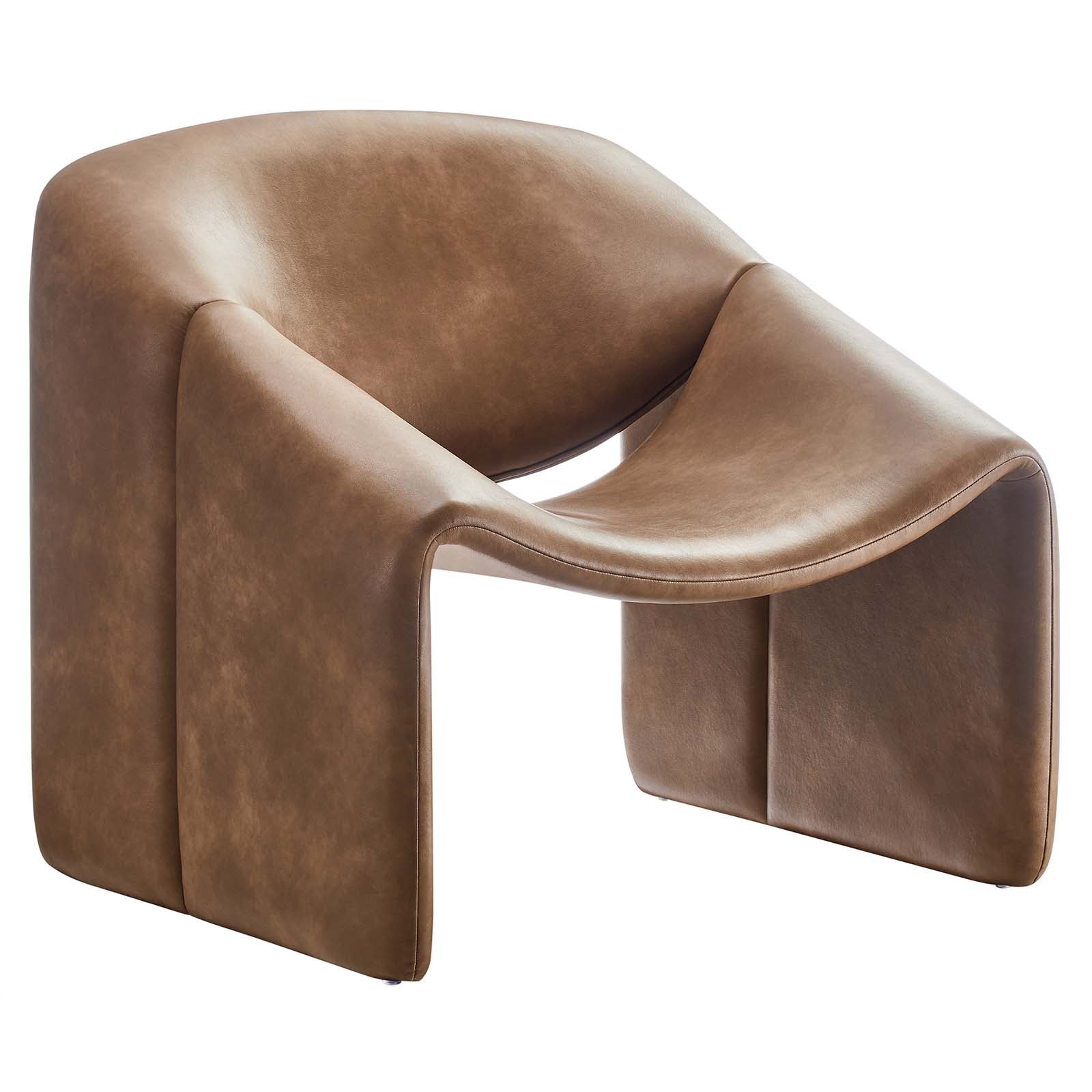 Vivi Vegan Leather Accent Chair - East Shore Modern Home Furnishings