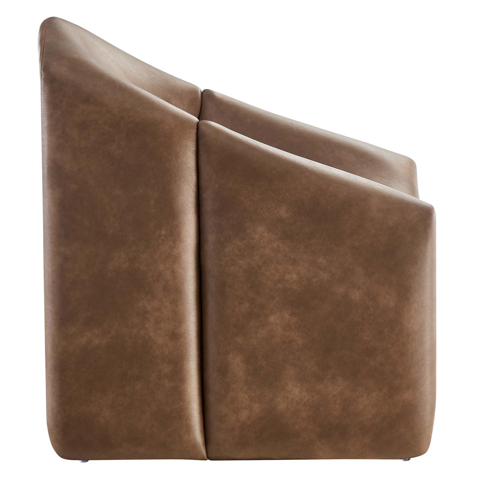 Vivi Vegan Leather Accent Chair - East Shore Modern Home Furnishings