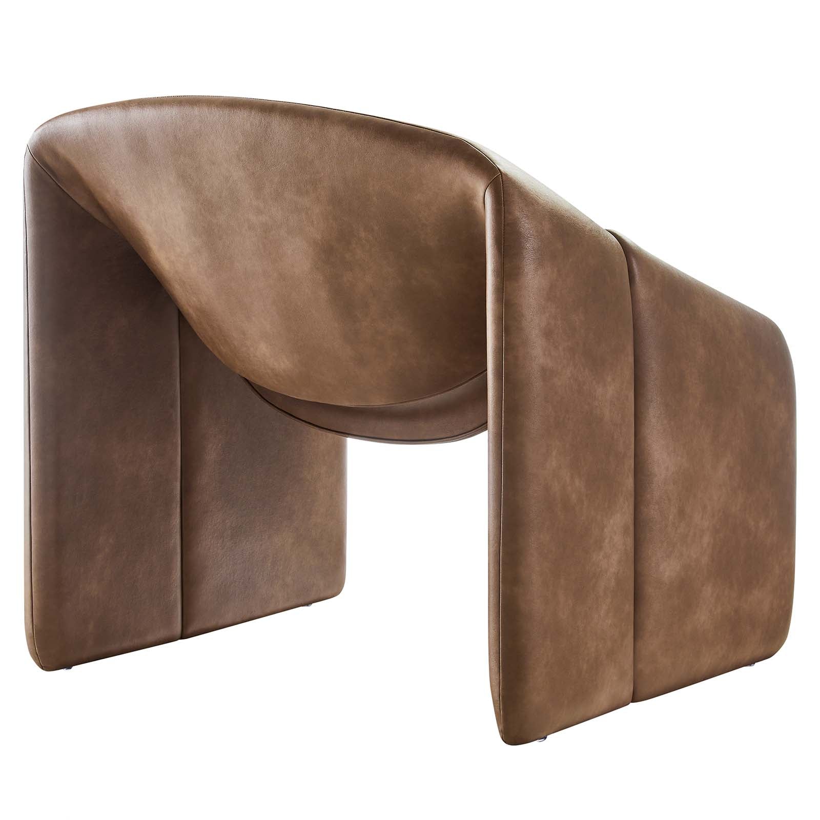 Vivi Vegan Leather Accent Chair - East Shore Modern Home Furnishings