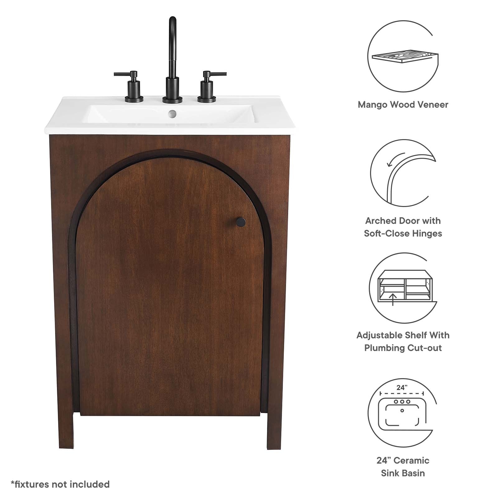 Appia 24" Bathroom Vanity - East Shore Modern Home Furnishing