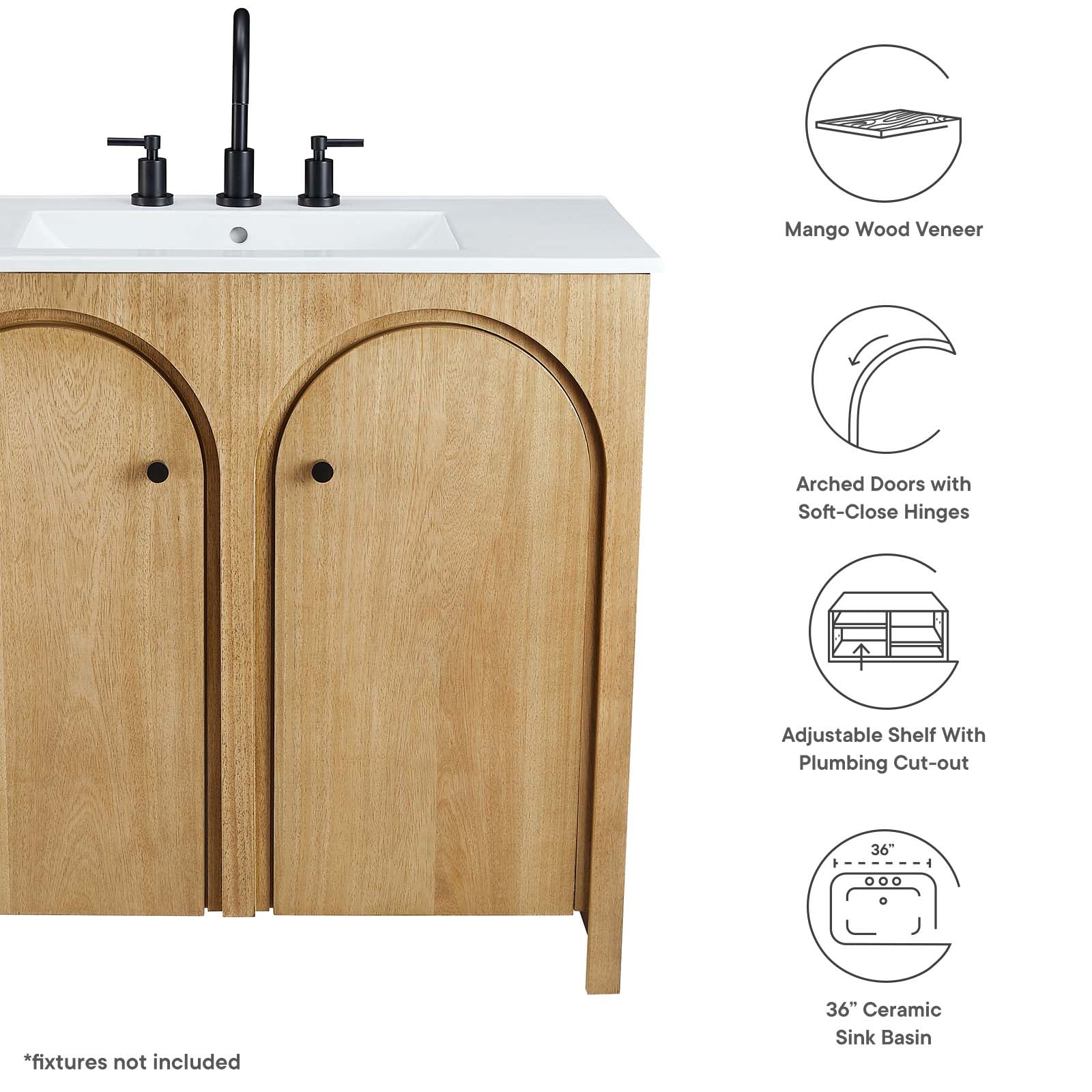 Appia 36" Bathroom Vanity - East Shore Modern Home Furnishing 