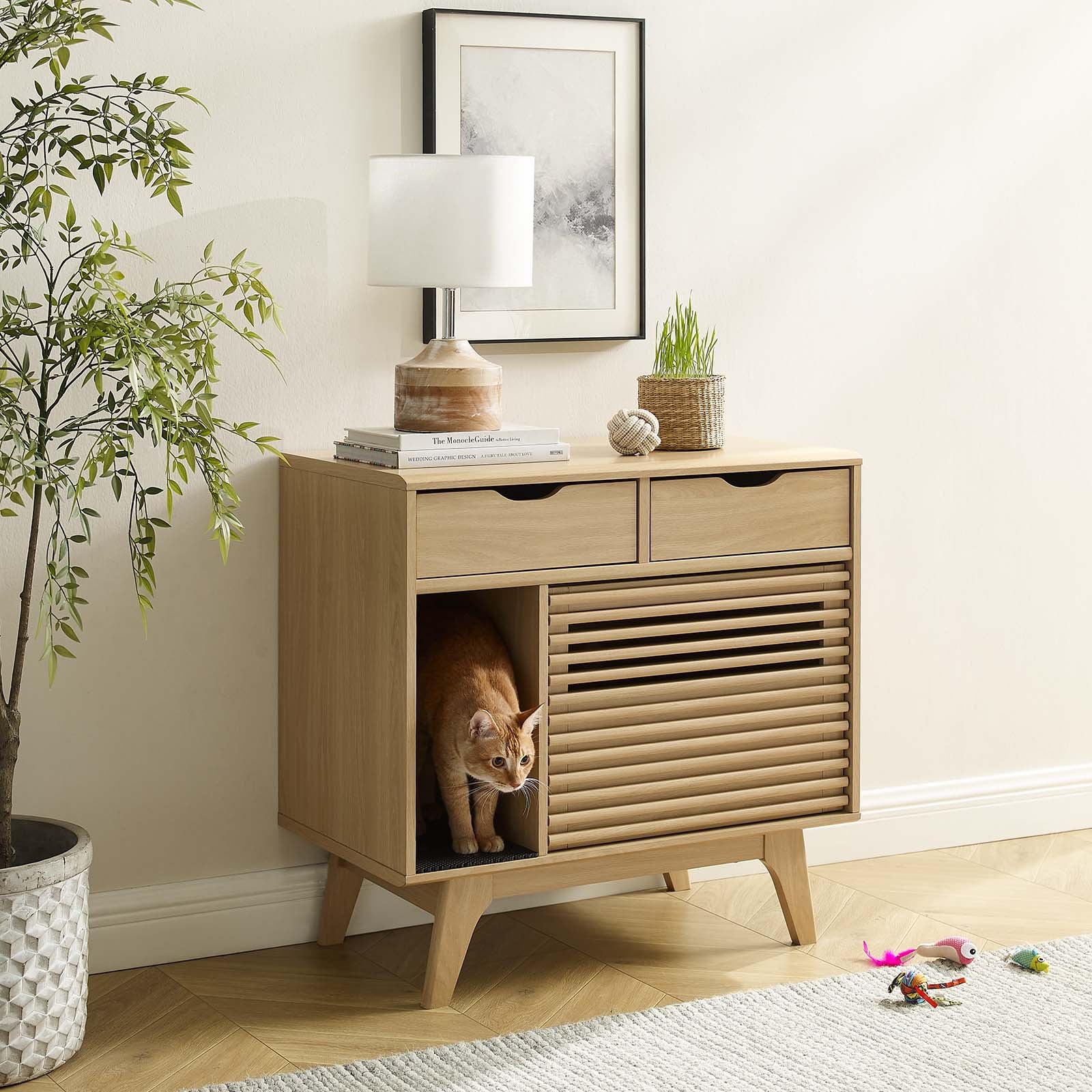 Render Cat Cabinet - East Shore Modern Home Furnishings