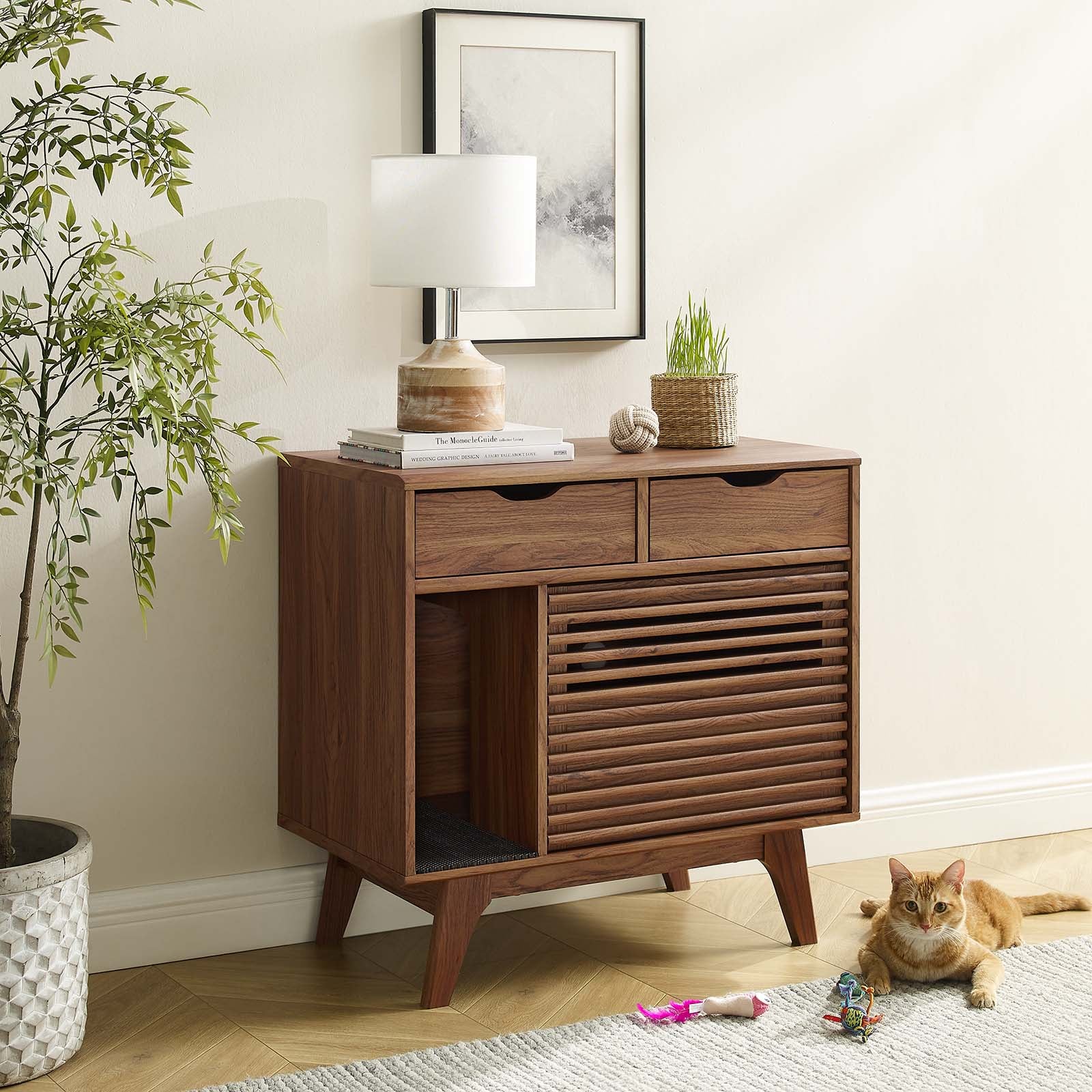 Render Cat Cabinet - East Shore Modern Home Furnishings