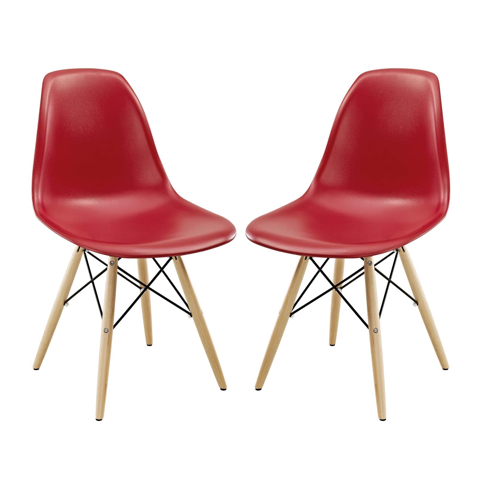 Pyramid Dining Side Chairs Set of 2 - East Shore Modern Home Furnishings