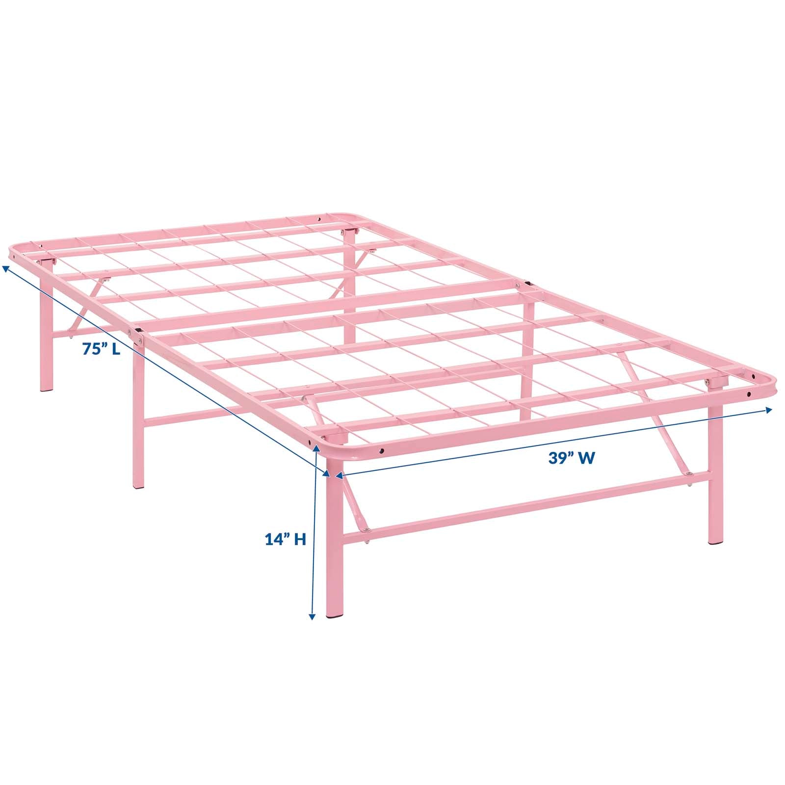 Horizon Twin Stainless Steel Bed Frame - East Shore Modern Home Furnishings