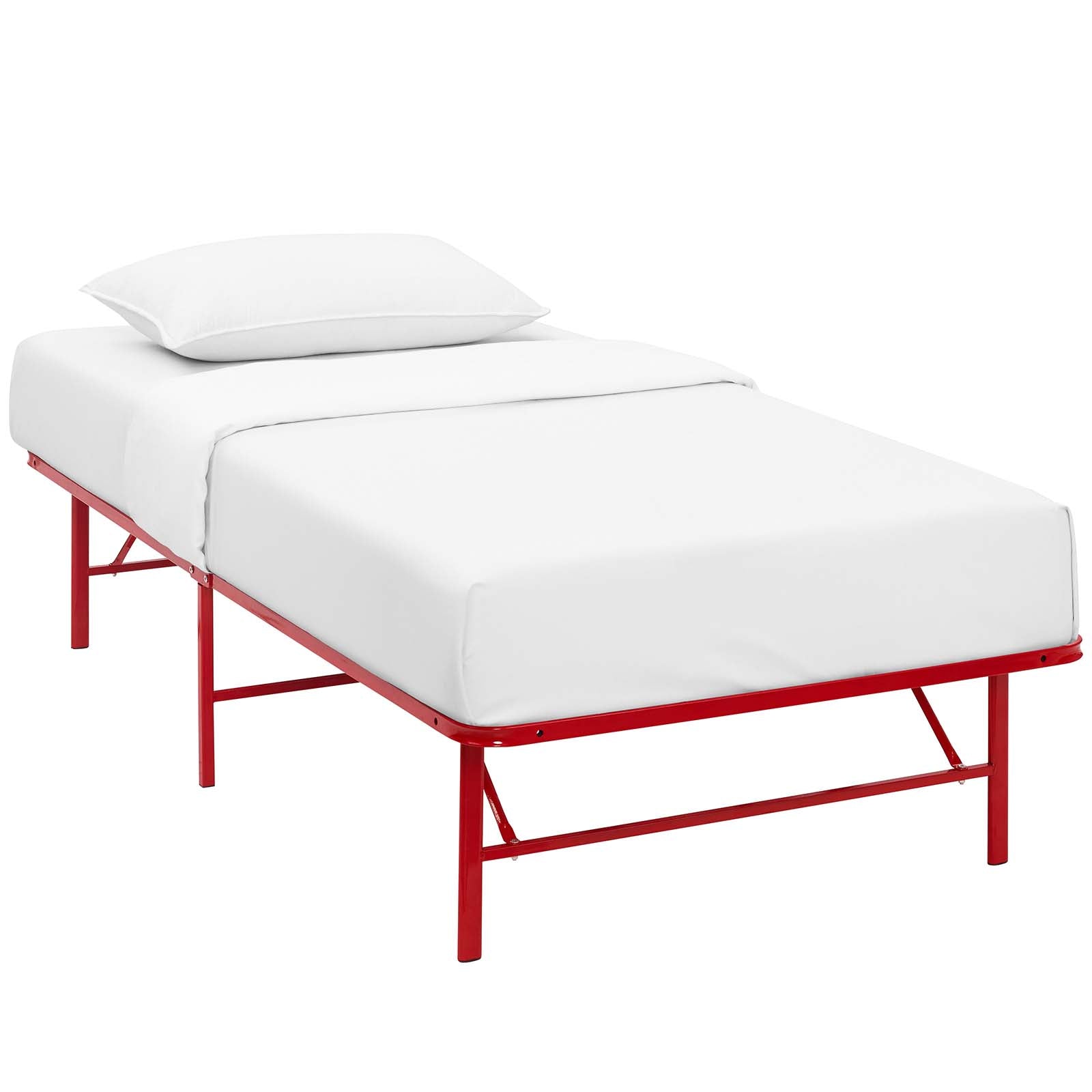 Horizon Twin Stainless Steel Bed Frame - East Shore Modern Home Furnishings