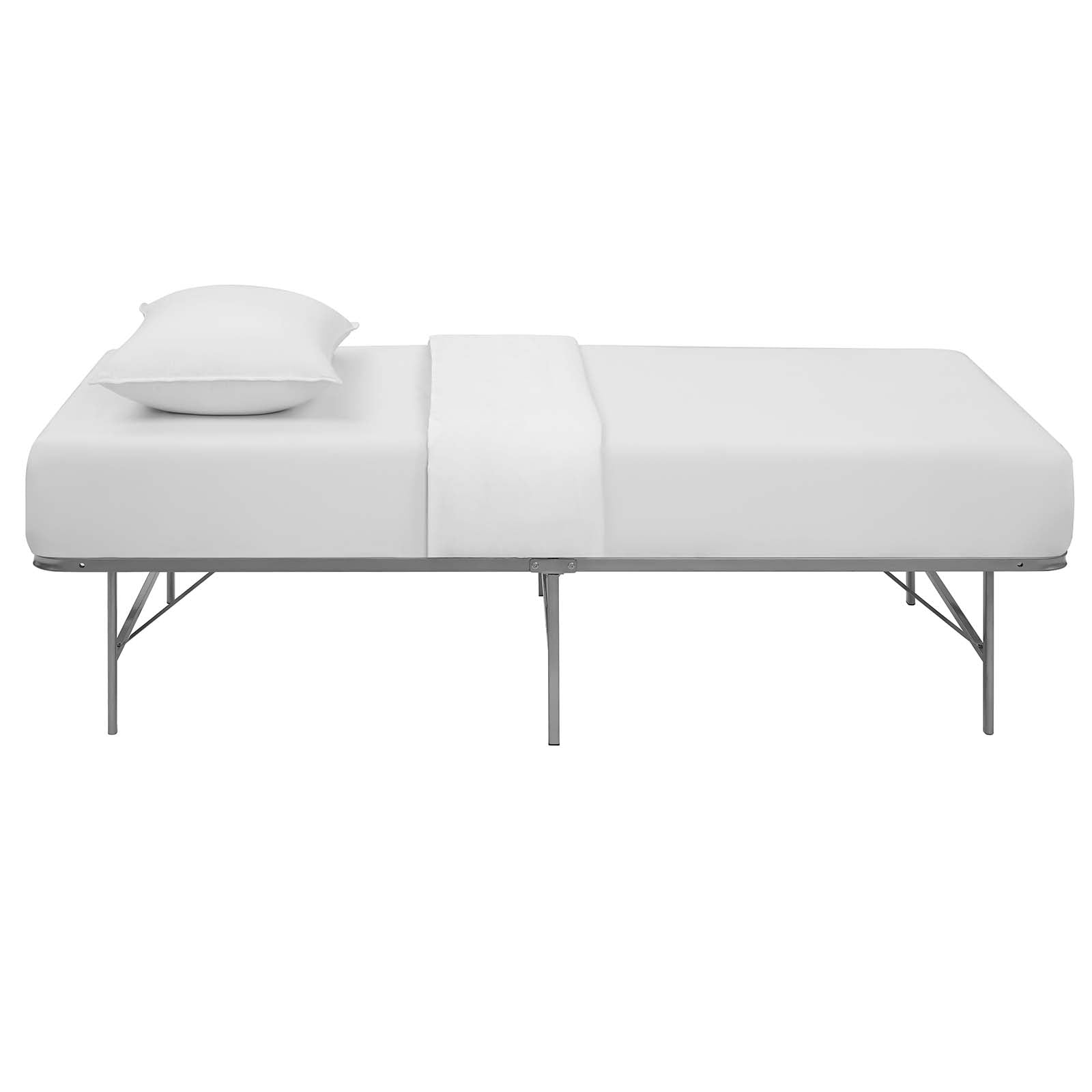 Horizon Twin Stainless Steel Bed Frame - East Shore Modern Home Furnishings