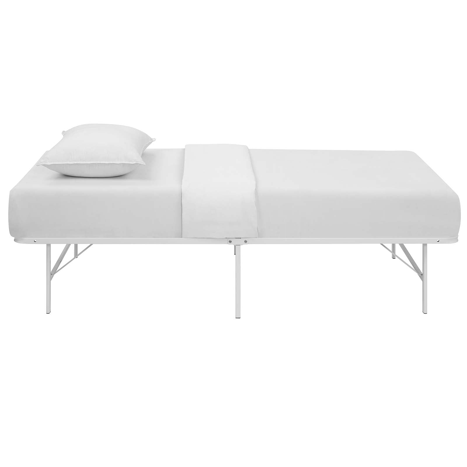 Horizon Twin Stainless Steel Bed Frame - East Shore Modern Home Furnishings