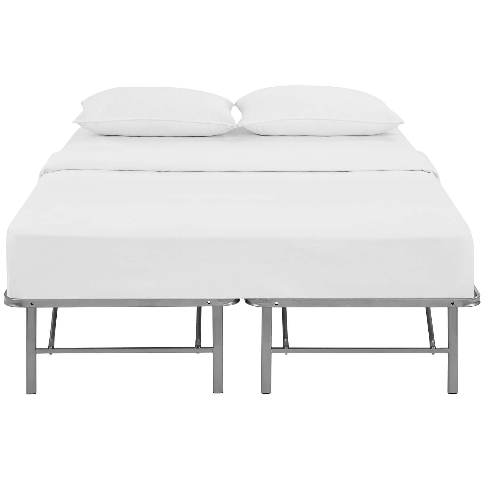 Horizon Queen Stainless Steel Bed Frame - East Shore Modern Home Furnishings