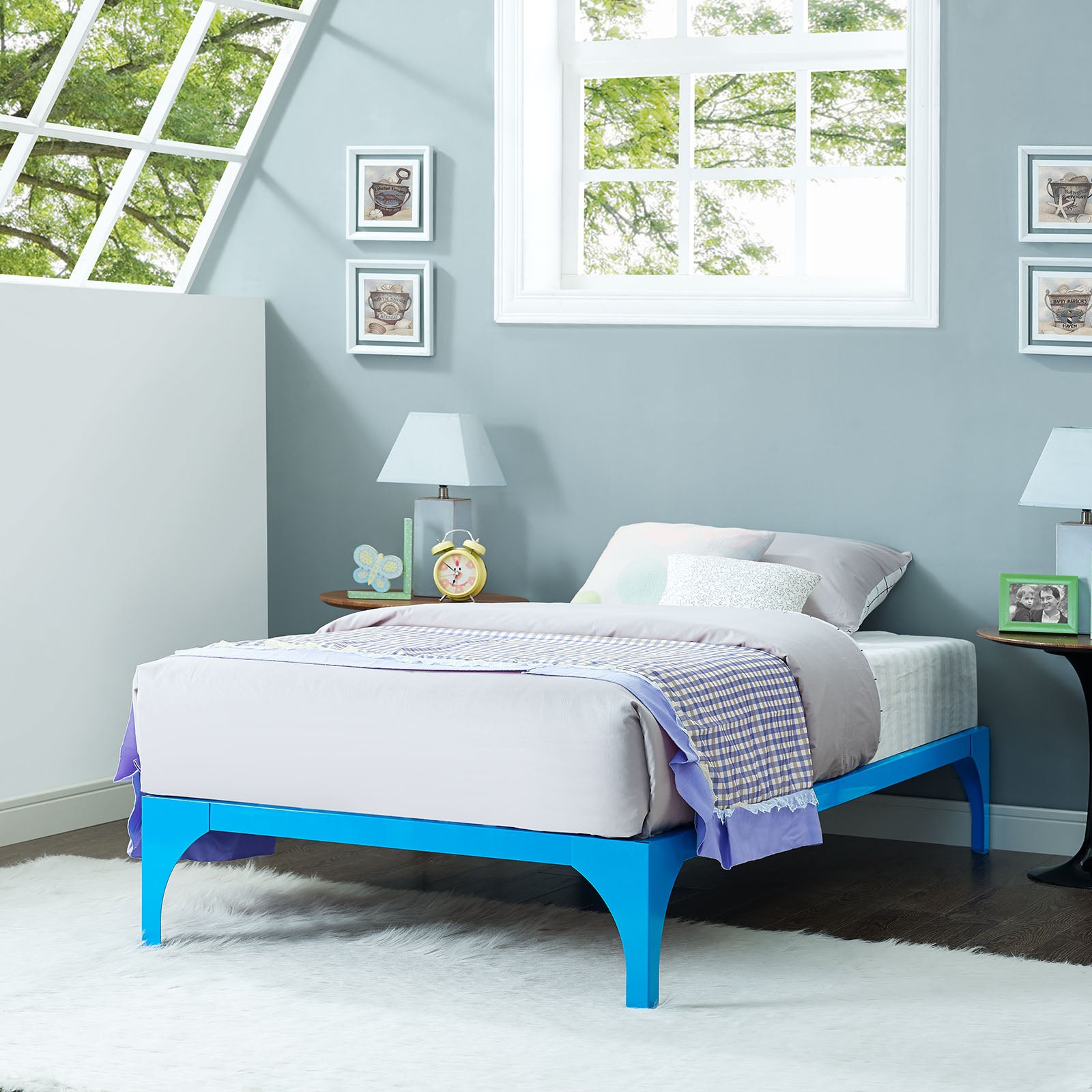 Ollie Twin Bed Frame - East Shore Modern Home Furnishings