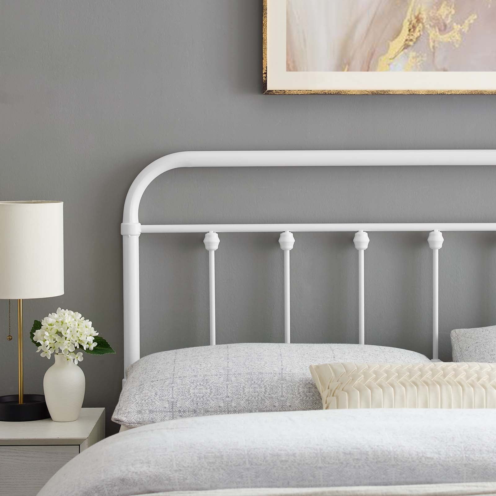 Modway serena deals steel headboard