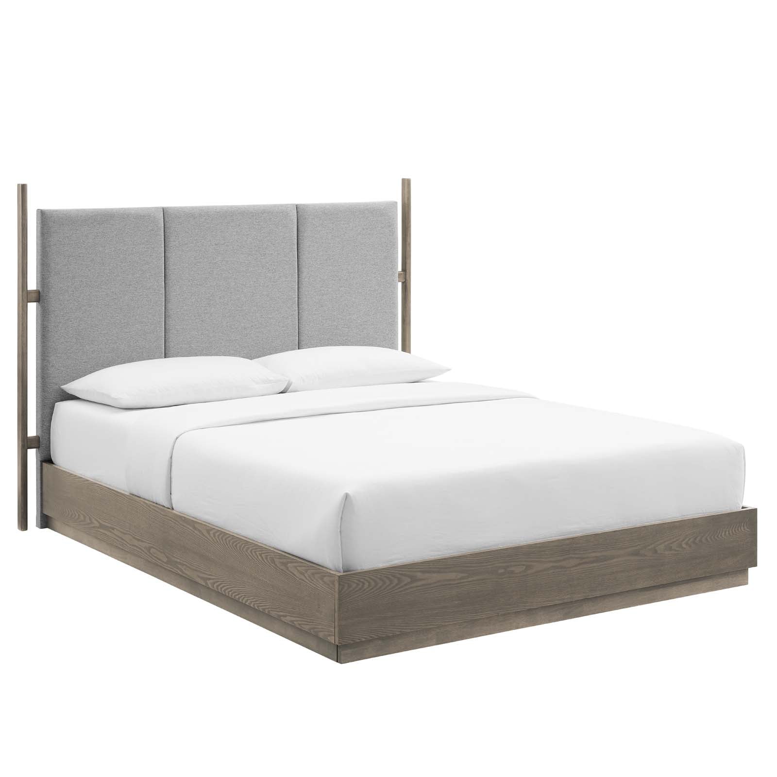 Merritt Upholstered Queen Platform Bed - East Shore Modern Home Furnishings