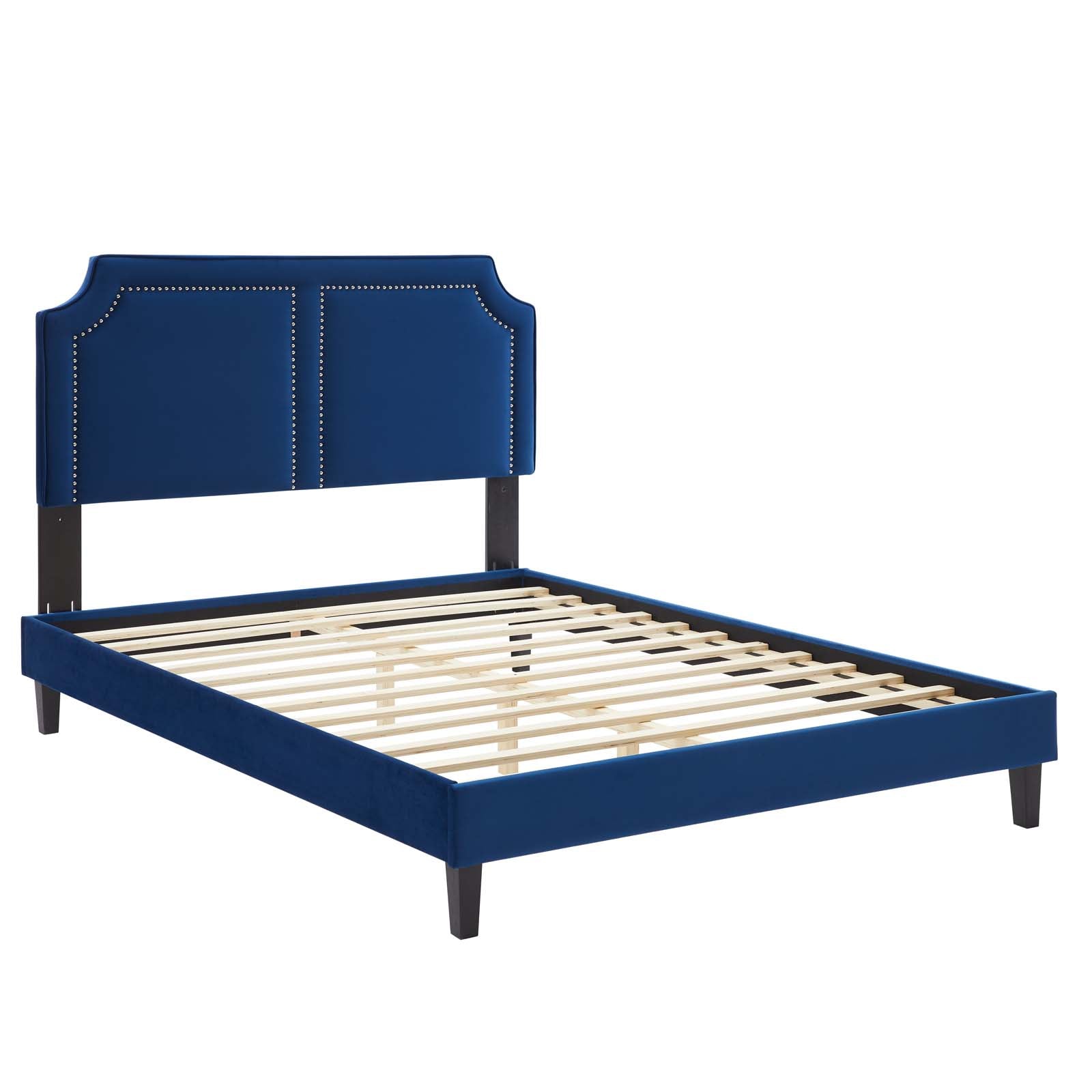 Novi Performance Velvet Full Bed - East Shore Modern Home Furnishings