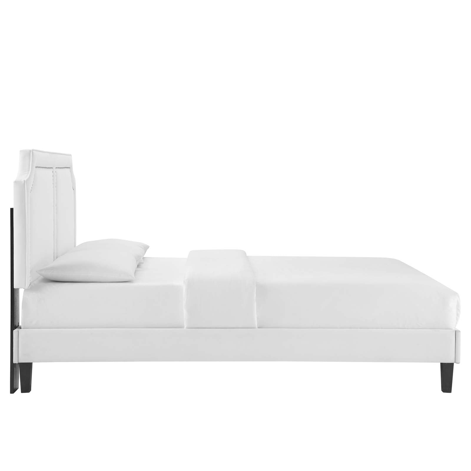 Novi Performance Velvet Full Bed - East Shore Modern Home Furnishings