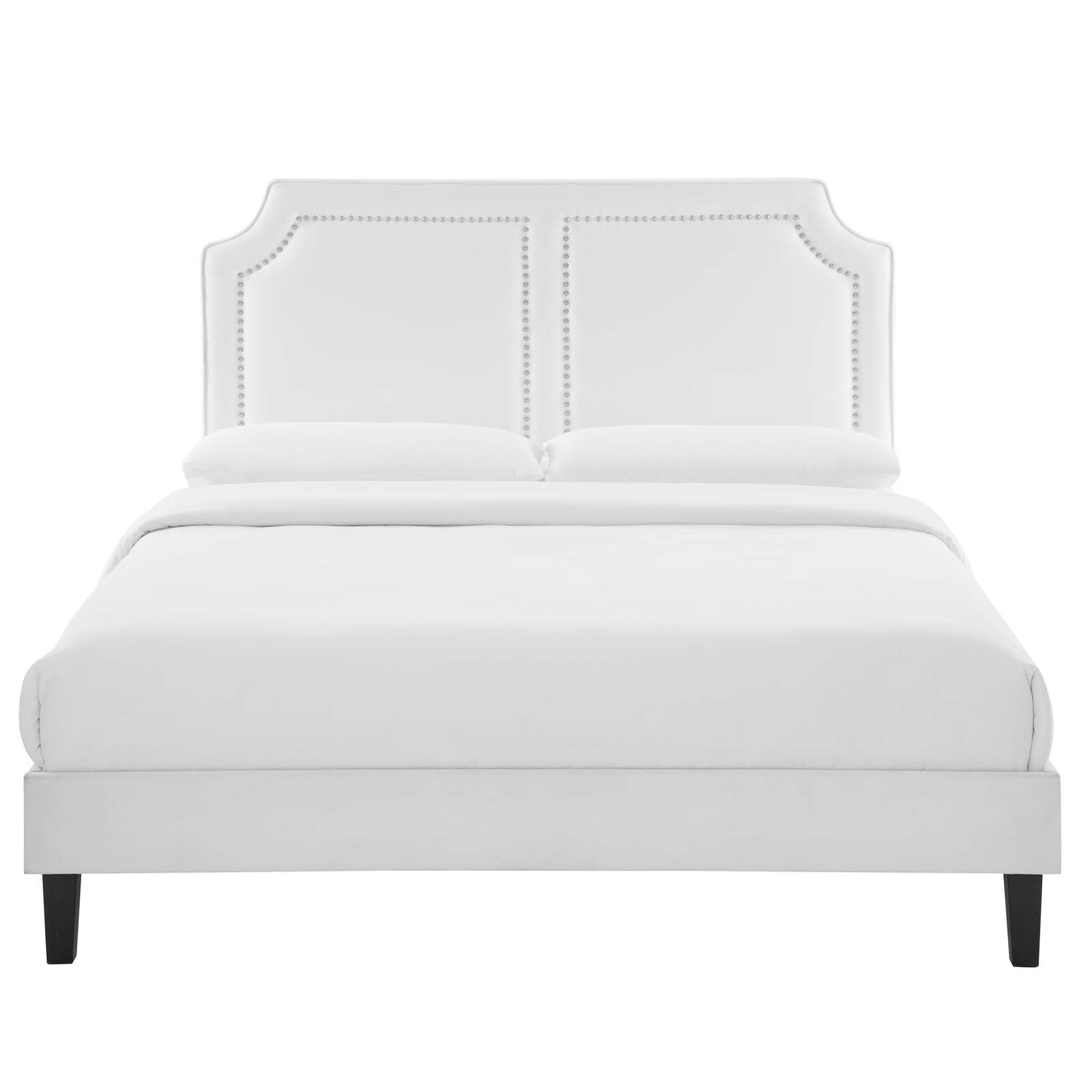 Novi Performance Velvet Full Bed - East Shore Modern Home Furnishings