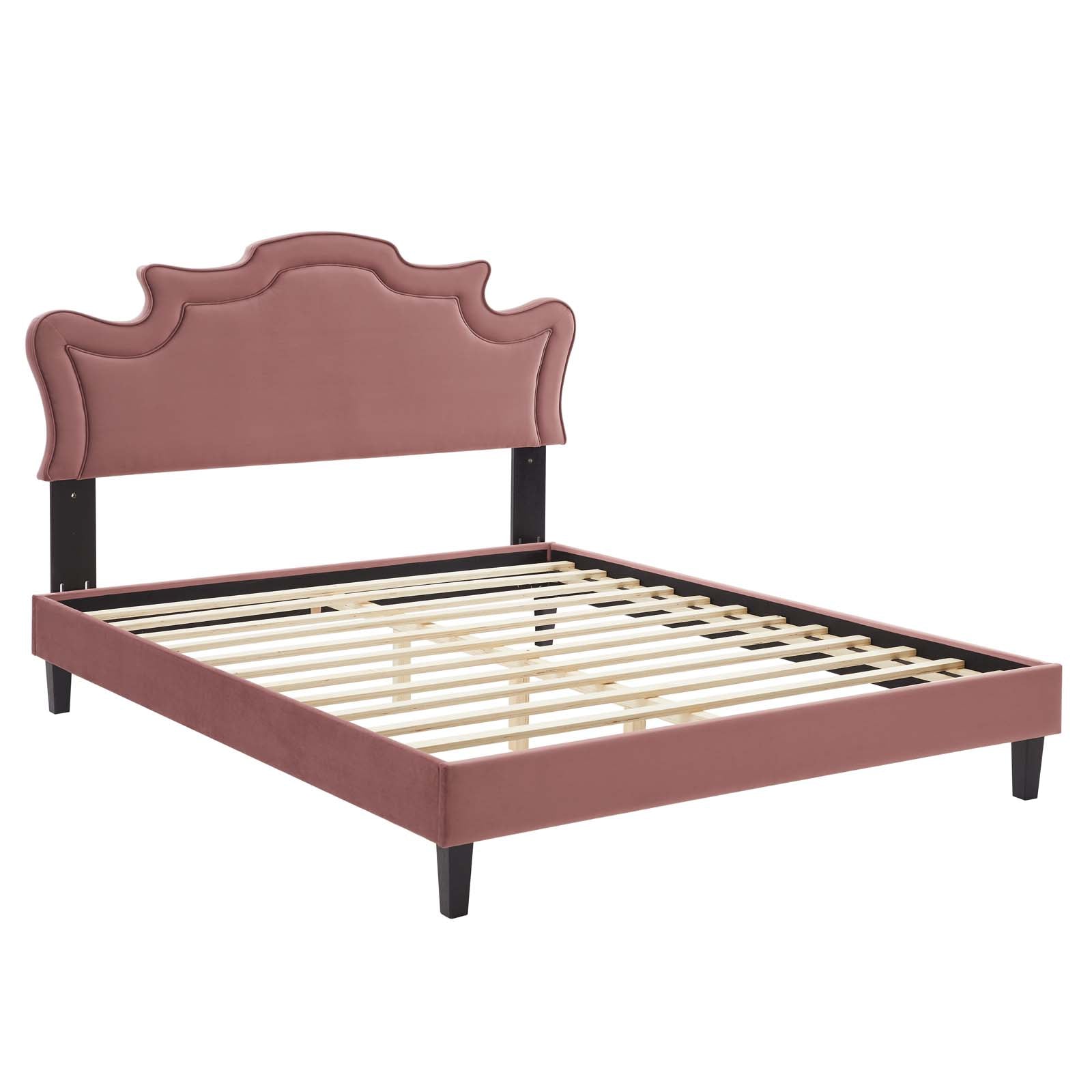 Neena Performance Velvet Full Bed - East Shore Modern Home Furnishings