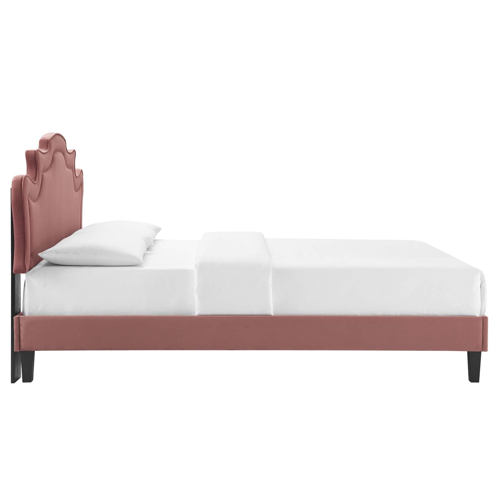 Neena Performance Velvet Full Bed - East Shore Modern Home Furnishings