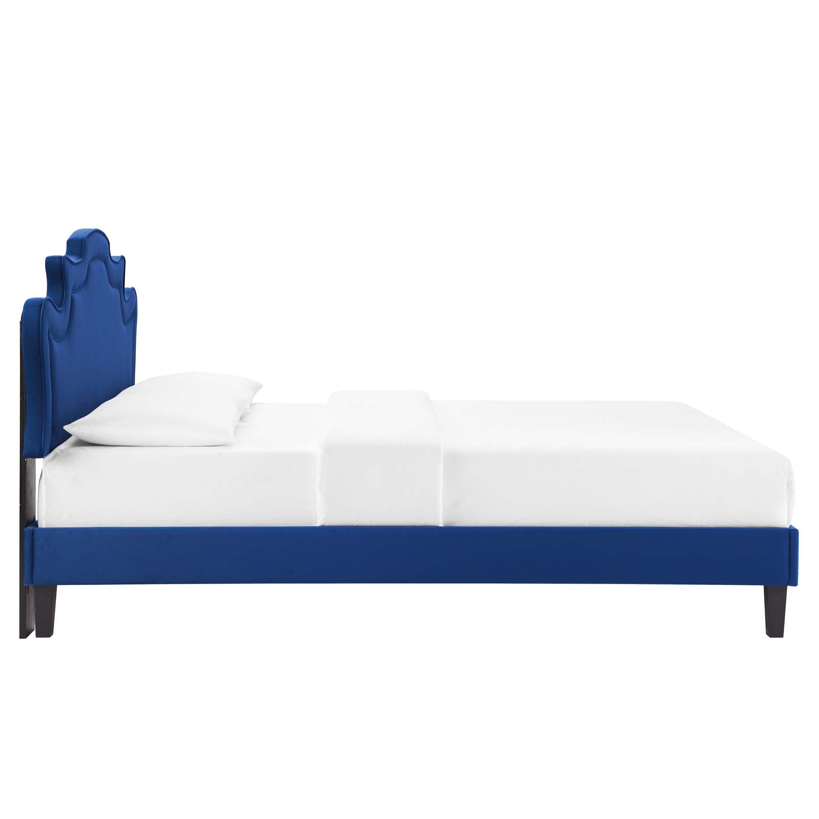 Neena Performance Velvet Full Bed - East Shore Modern Home Furnishings