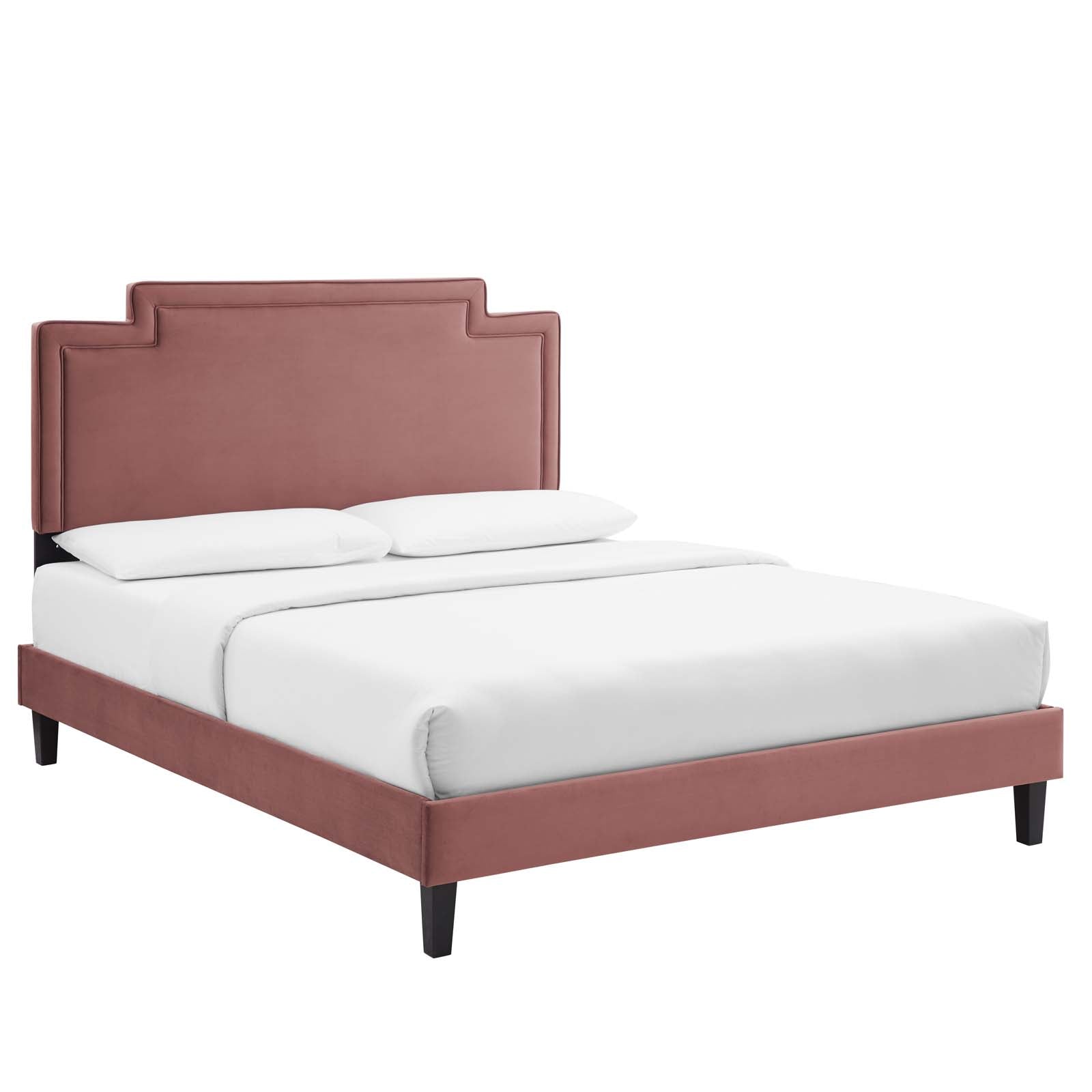 Liva Performance Velvet Full Bed - East Shore Modern Home Furnishings