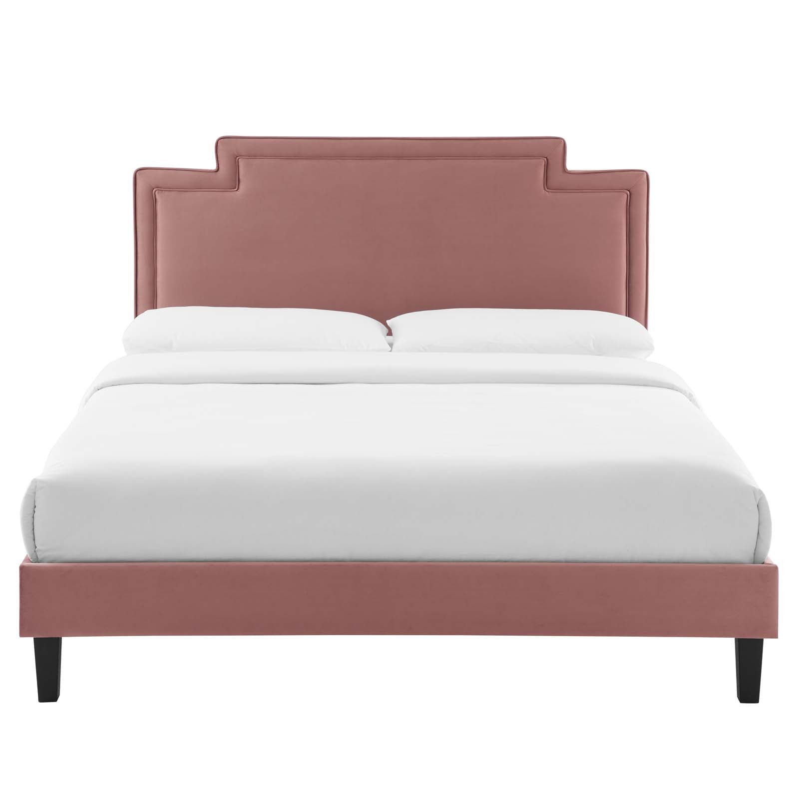 Liva Performance Velvet Full Bed - East Shore Modern Home Furnishings