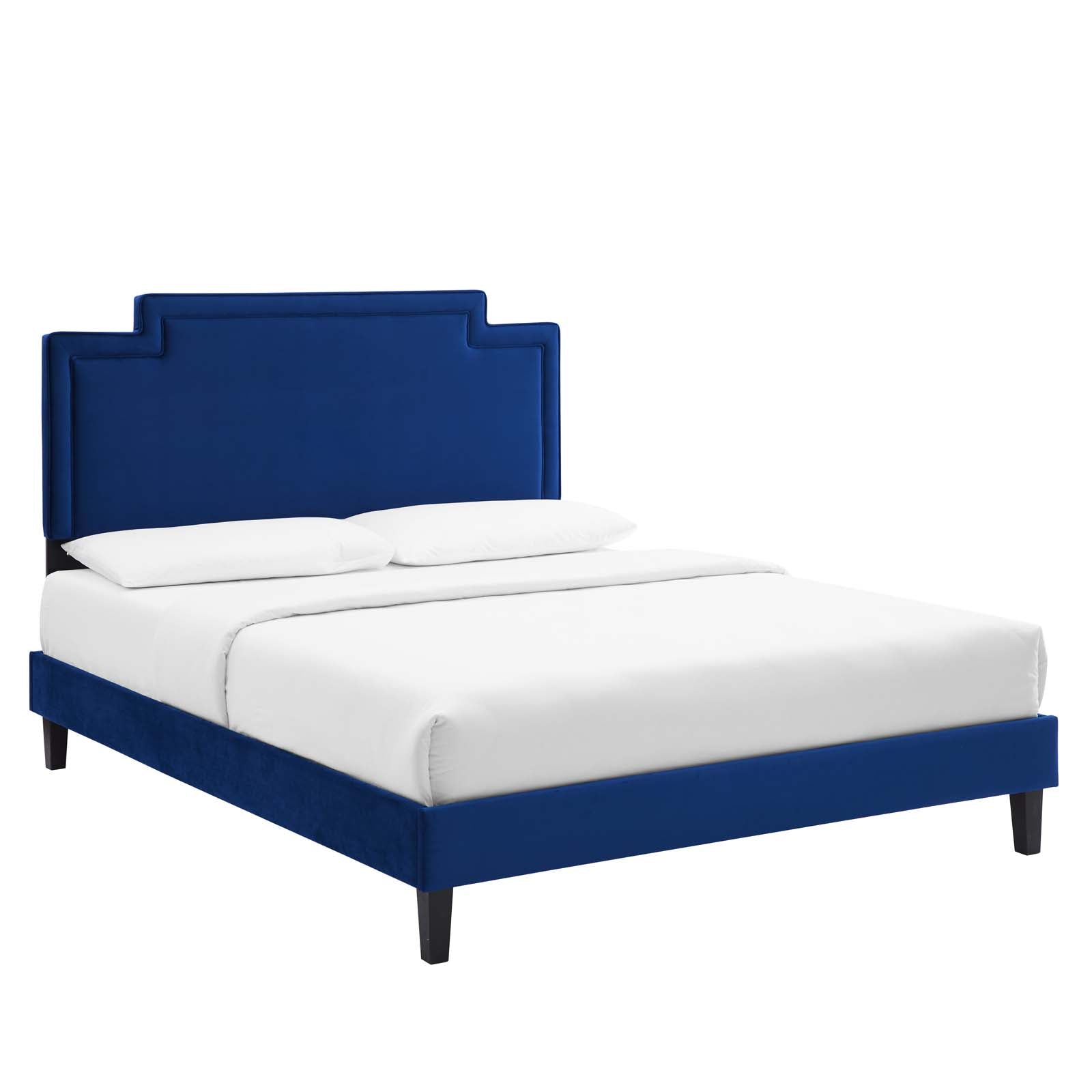 Liva Performance Velvet Full Bed - East Shore Modern Home Furnishings