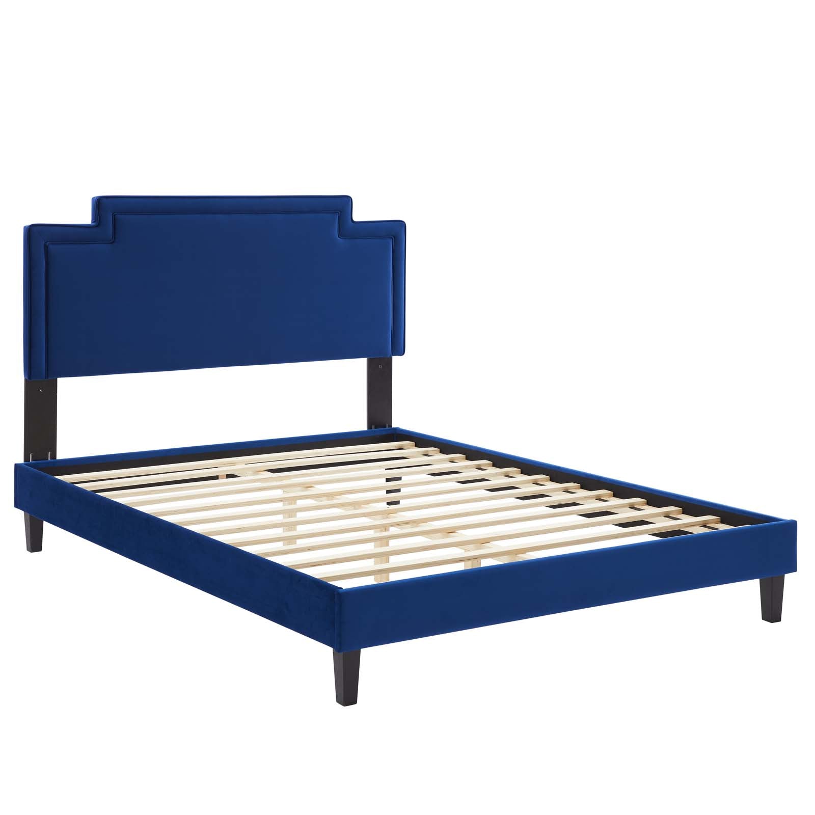 Liva Performance Velvet Full Bed - East Shore Modern Home Furnishings