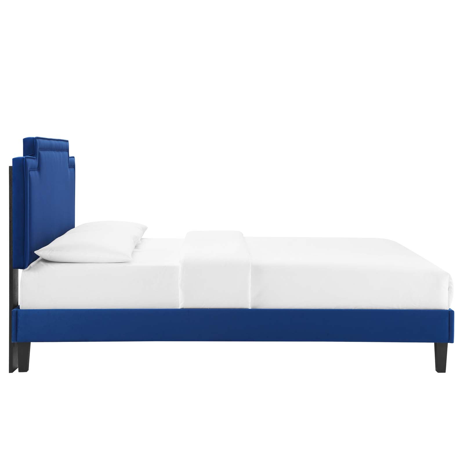 Liva Performance Velvet Full Bed - East Shore Modern Home Furnishings