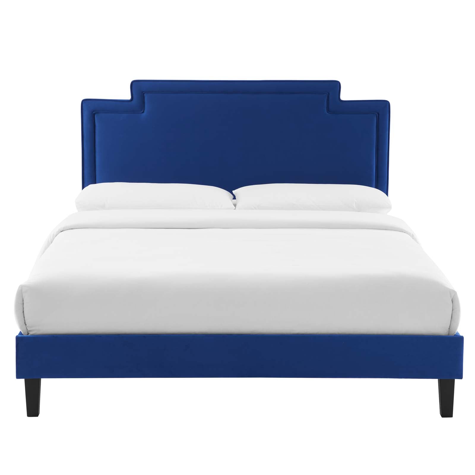 Liva Performance Velvet Full Bed - East Shore Modern Home Furnishings