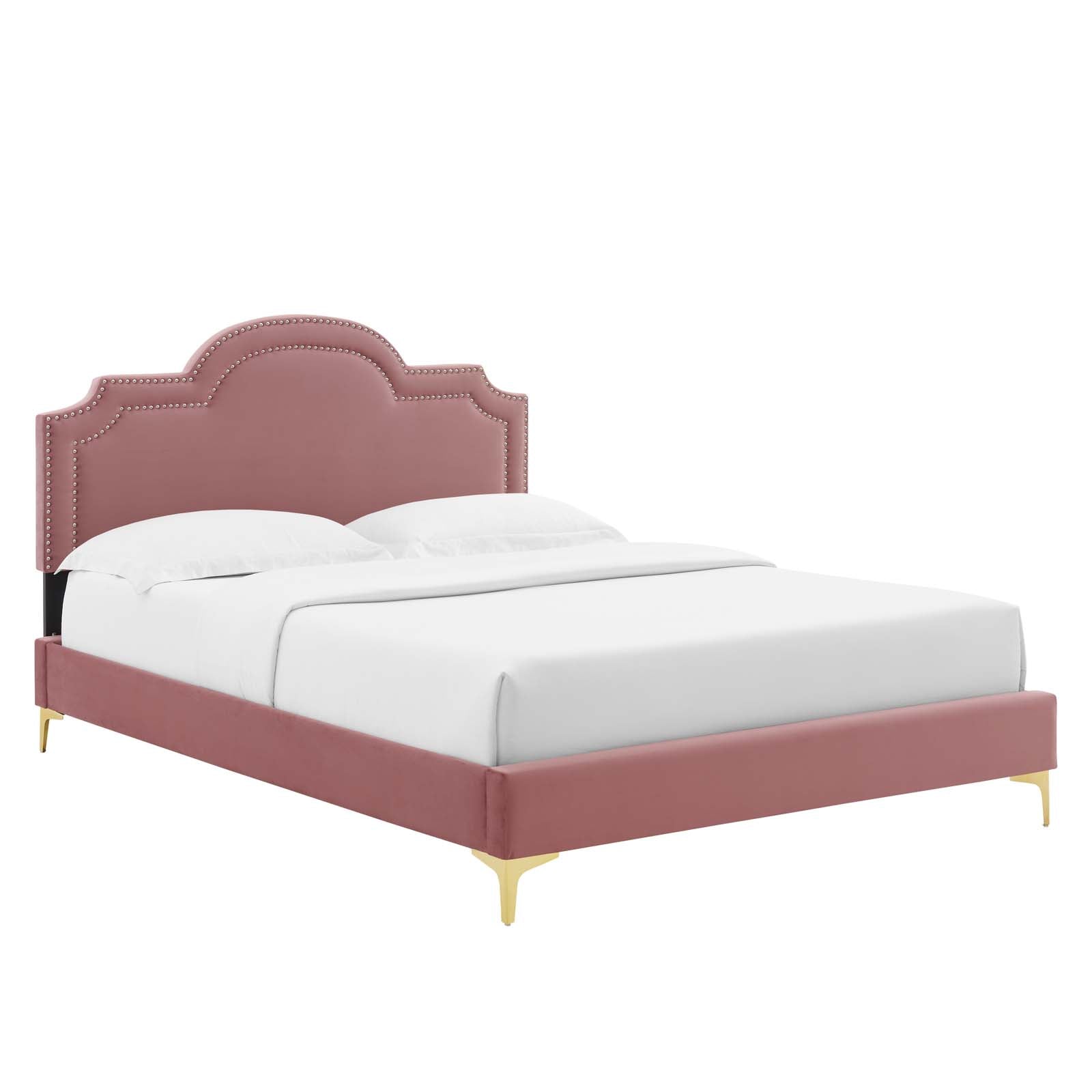 Aviana Performance Velvet King Bed - East Shore Modern Home Furnishings