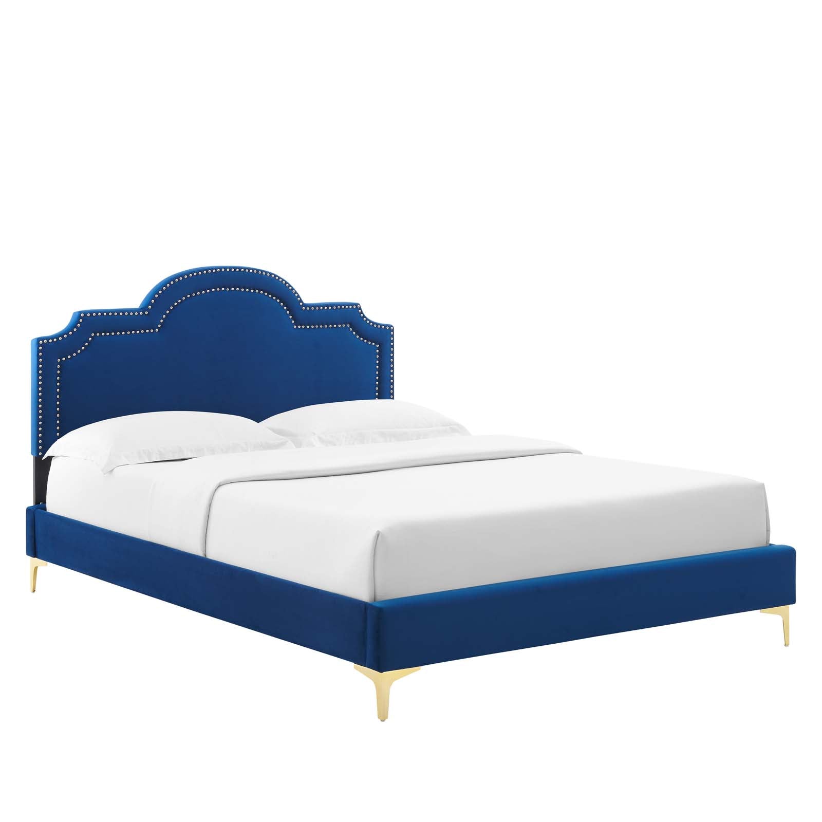 Aviana Performance Velvet King Bed - East Shore Modern Home Furnishings