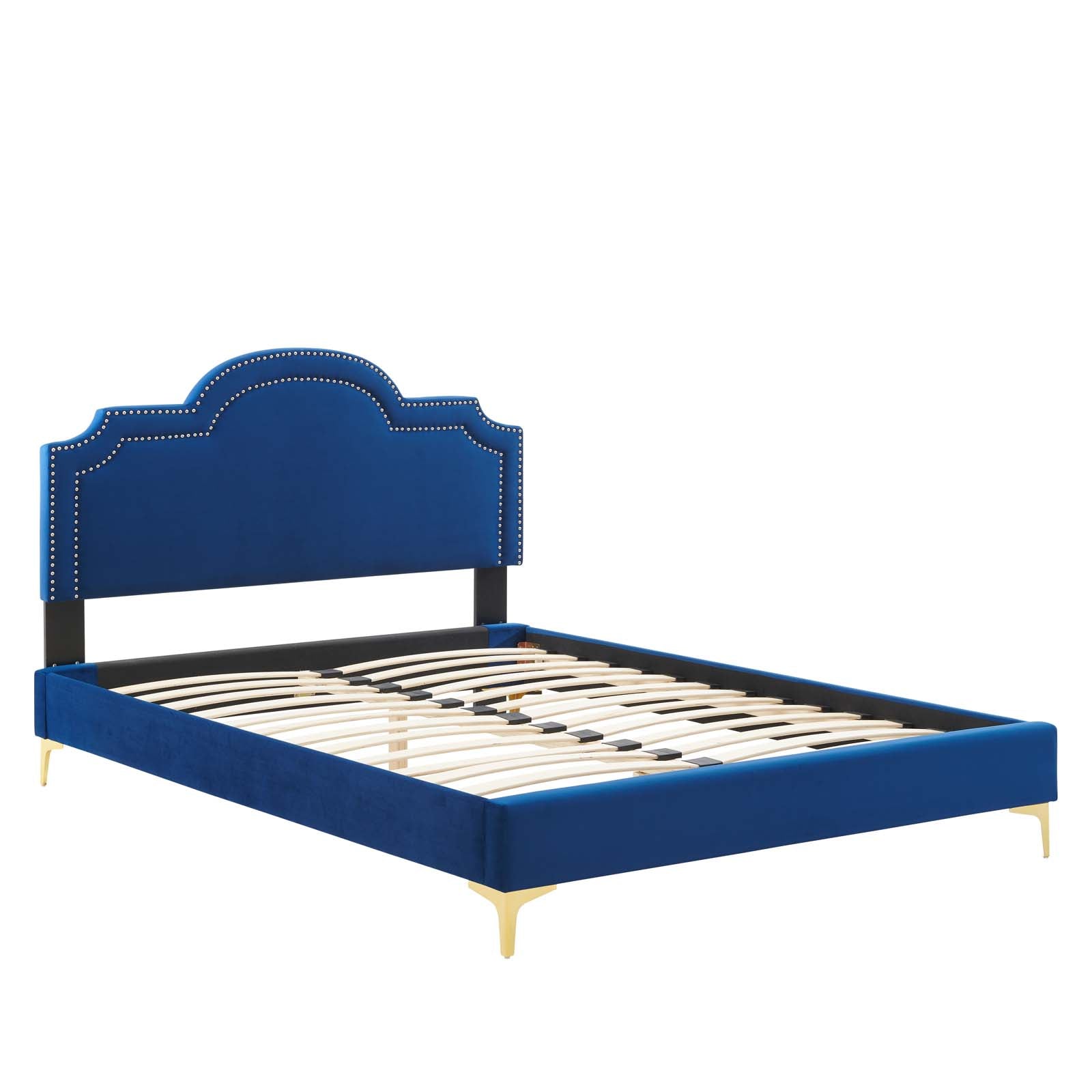 Aviana Performance Velvet King Bed - East Shore Modern Home Furnishings