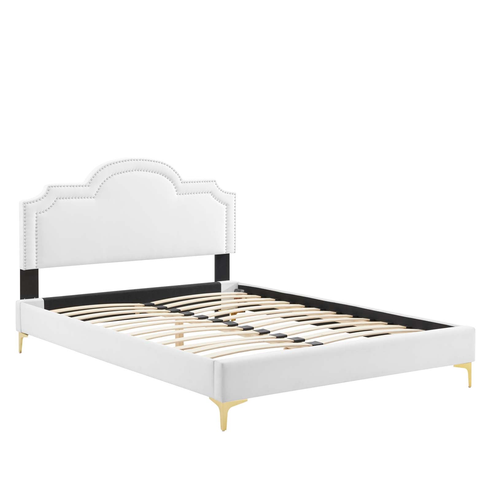 Aviana Performance Velvet King Bed - East Shore Modern Home Furnishings