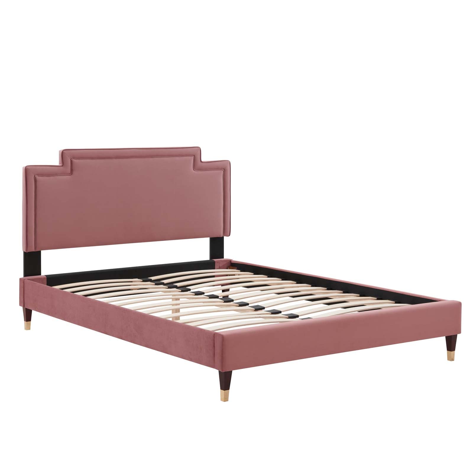 Liva Performance Velvet King Bed - East Shore Modern Home Furnishings