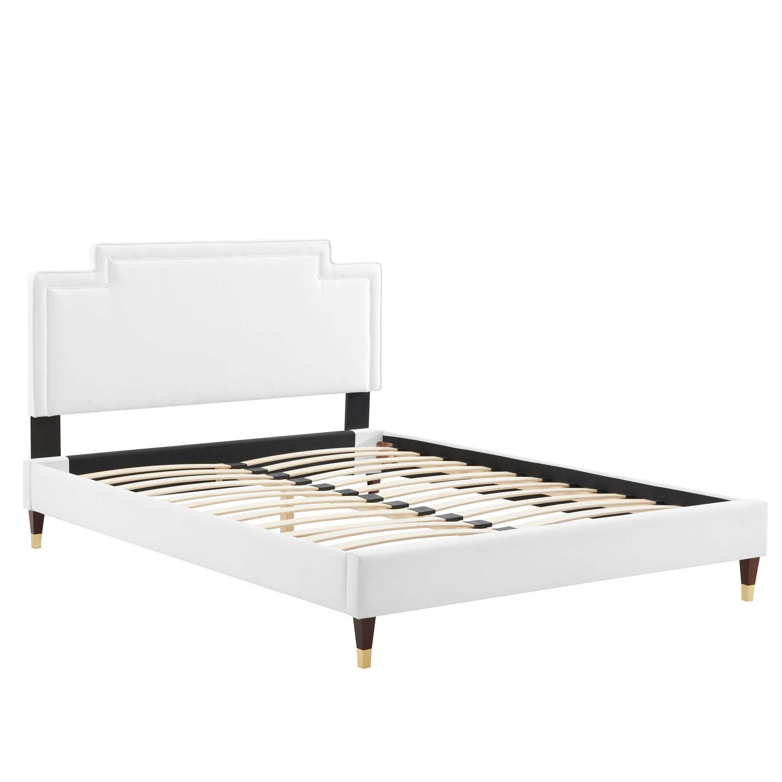 Liva Performance Velvet King Bed - East Shore Modern Home Furnishings