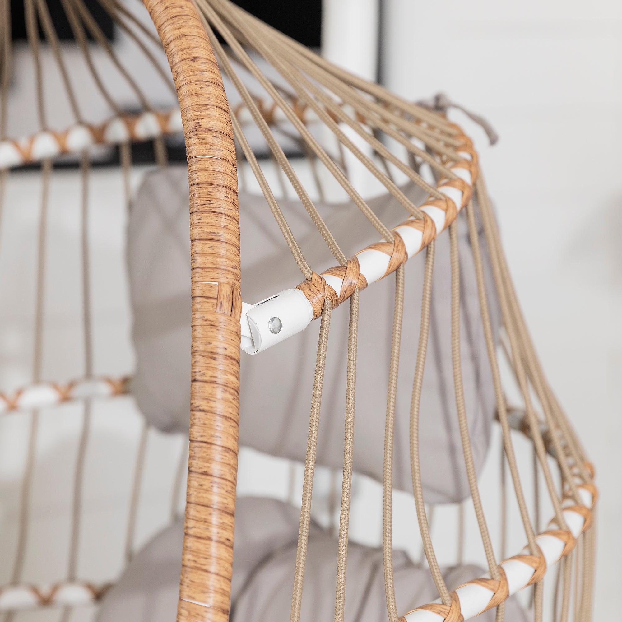 Macrame hammock discount chair with stand