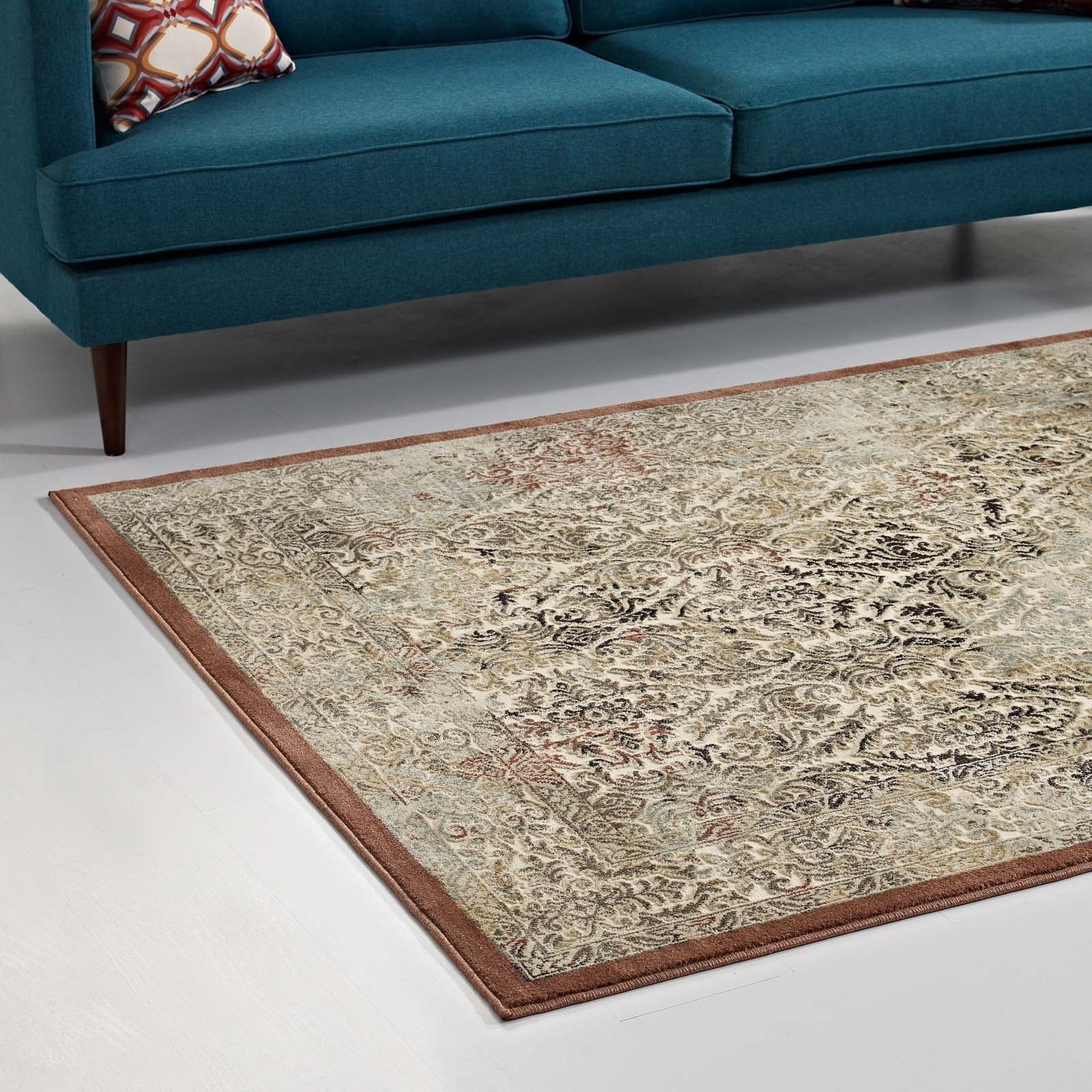 Hester Ornate Turkish Vintage Area Rug - East Shore Modern Home Furnishings